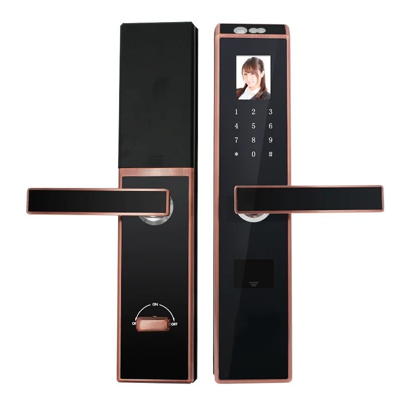 

2018 Electronic Door Lock Lock Home For Intelligent Security Door Fingerprint Combination Face Recognition Household Electronic