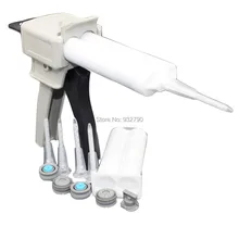 Эпоксидный клееевой пистолет 50 мл 1:1 микс картриджи ручной двойной компонент клей аппликатор+ 2 шт. картриджи+ 5 шт. статическое смешивающее сопло