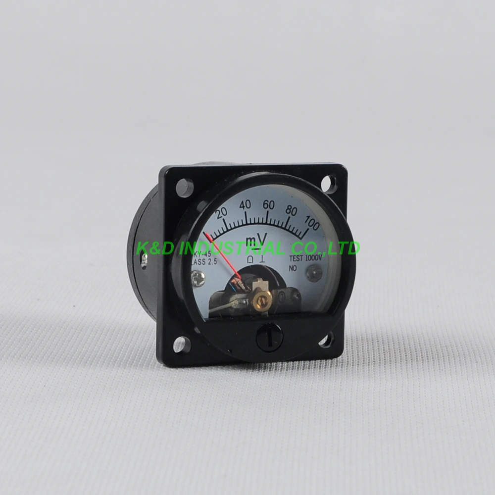 

1pc VU Voltage SO45 Panel Meter Gauge Black for 300B 2A3 845 50 Tube Amplifier