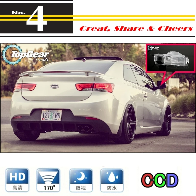 

Liislee Car Camera For KIA K3 Cerato Forte Coupe Model 2008~2015 High Quality Rear View Back Up Camera For PAL / NTSC | RCA