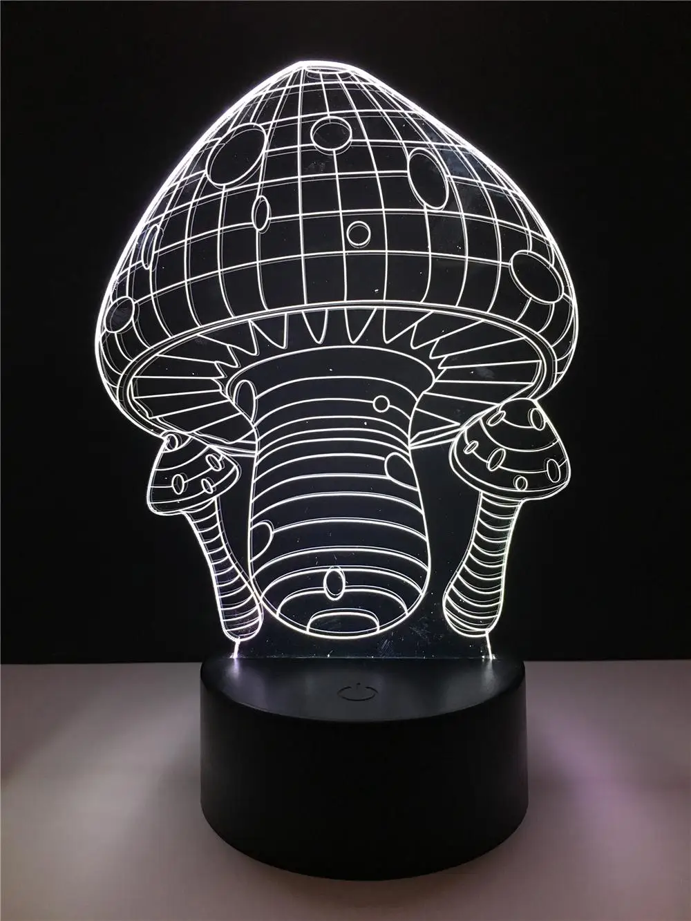 Mushroom Shape 3D Lamp LED USB Lamp Light Touch RGB Colors Changing