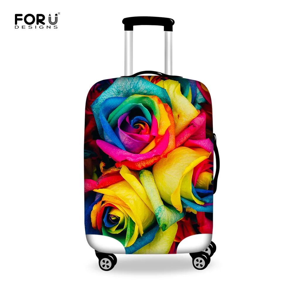 

Stretchable Travel Luggage Bag Cover Floral Style Suitcase Cover for 18-28 inch Trolley Case Waterproof Luggage Accessories