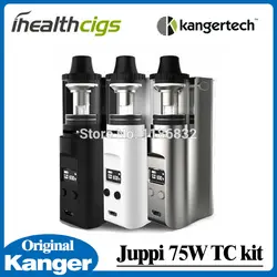 100% оригинал Kanger Juppi 75 Вт TC Starter Kit поддержка Ni/Ti/SS316 провода питание с 3 мл Juppi Танк симметричные воздуха слоты