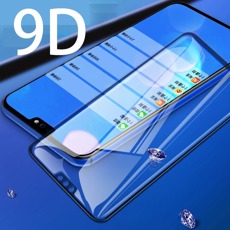 

9D Tempered glass for huawei honor 8x 8c 8 lite glass cover honor 9 lite glass view 10 screen 9 light 8lite safety glas film