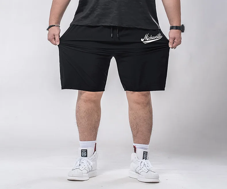 Большие размеры 5XL 6XL 7XL черные мужские шорты 3-2