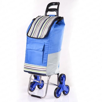 

Small Cart Old Man Shopping Grocery Shopping Household Folding Climbing Stairs Portable Trolley Portable Trolley Portable