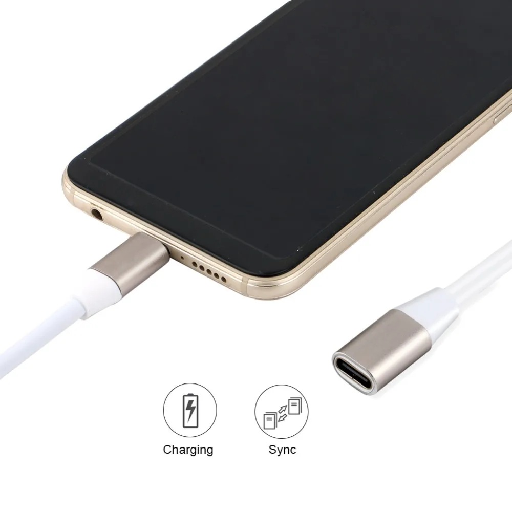 USB C Тип Удлинительный кабель для передачи данных видео мужского и женского пола