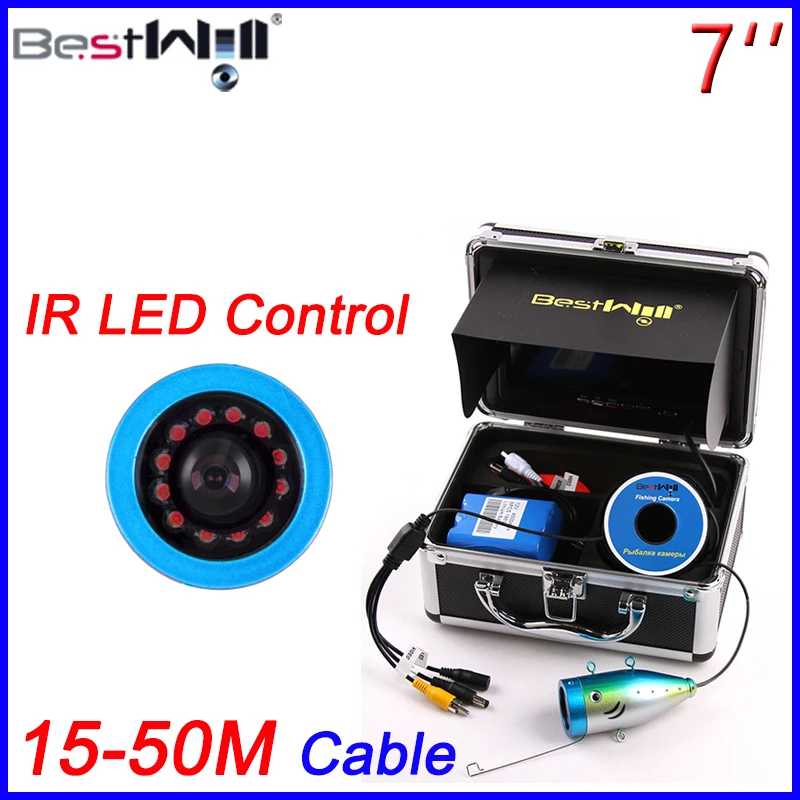 BESTWILL 7 дюймовый цифровой экран ИК светодиодный контроль HD 1000TVL подводная камера
