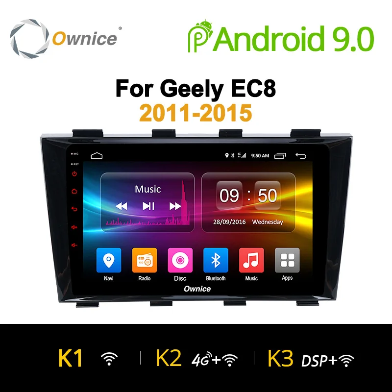 Ownice K1 K2 K3 Android 9.0 For Geely Emgrand EC8 2011 2015 Octa Core