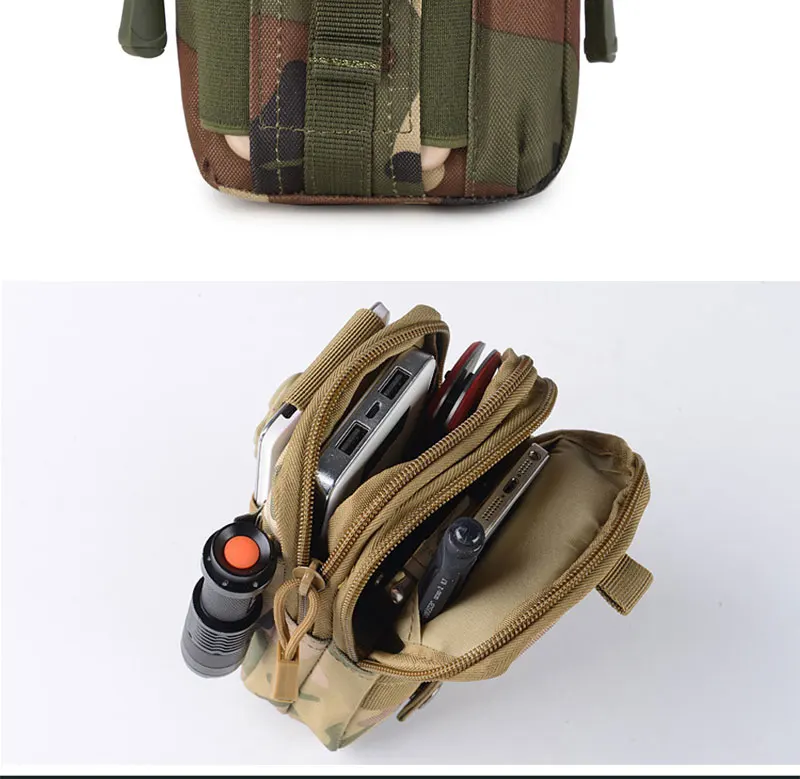 Тактический Чехол Molle охотничьи сумки поясная сумка Военная поясная сумка наружные сумки чехол для телефона карман для Iphone 7