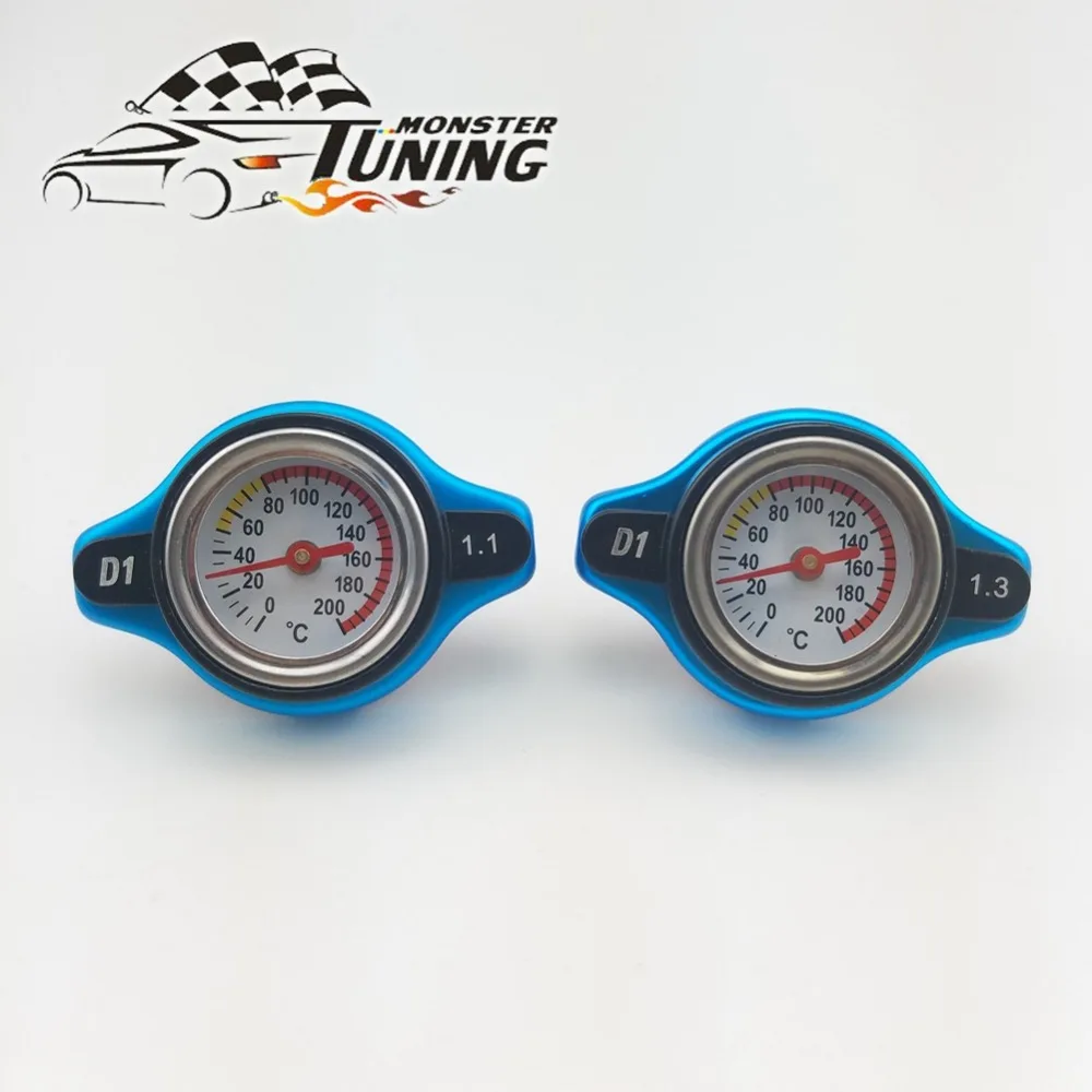 

Tuning Monster D1 Big Head Temperature Gauge With Utility Safe 0.9 And 1.1 And 1.3 Bar Thermo Radiator Cap Tank Cover