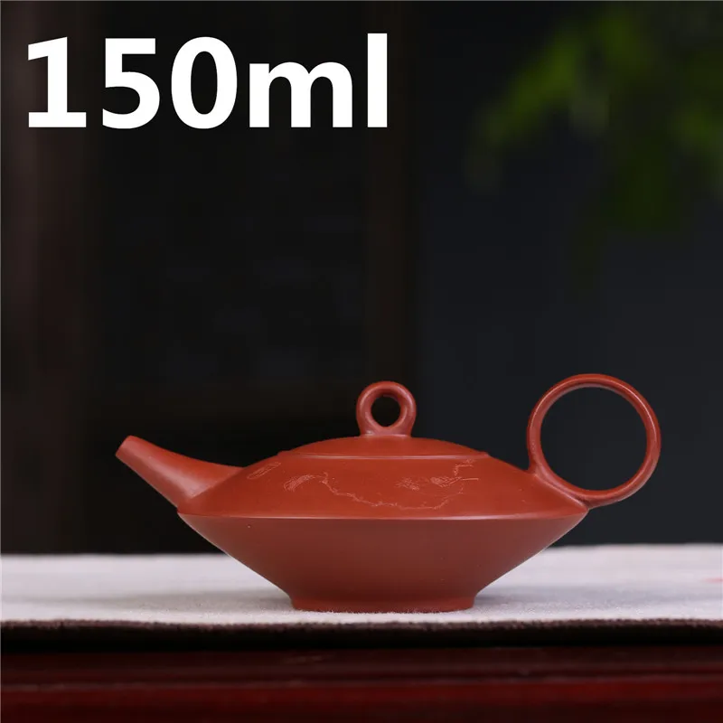 

Zisha Teapots 150ml Tea Pot Chinese Ceramic Teapots Oriental Yixing Purple Clay Tea Set Handmade Kung Fu Pots Porcelain Kettle