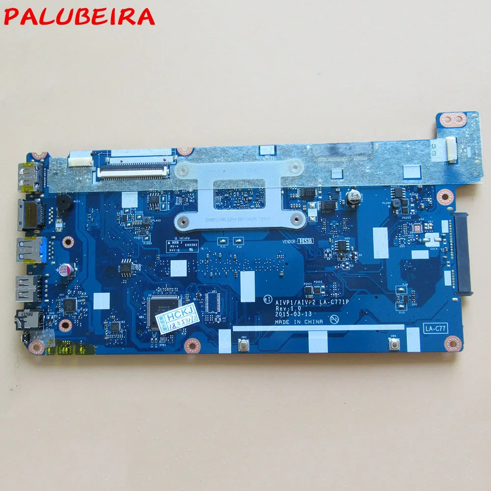 PALUBEIRA 100-14IBY Mainboard For Lenovo Laptop Motherboard LA-C771P WITH CPU Test Work 100% | Компьютеры и офис
