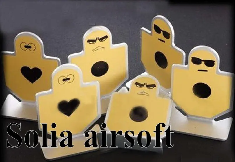 

Tactical Hunting Accessories Aluminum Training Shooting Target Brave Warrior Dartboard for Airsoft paintball