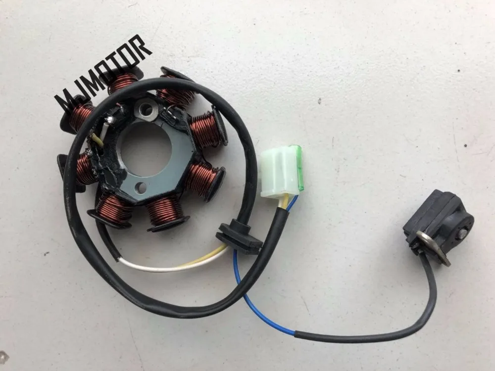 

8 Coil Stator DC Magneto Alternator Stator For Chinesse GY6 125 QJ Keeway Scooter Honda Yamaha ATV Motorcycle Moped Part