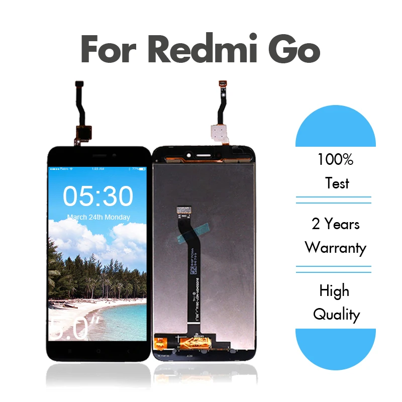 ЖК дисплей с тачскрином для Xiaomi Redmi Go дигитайзер ремонт в сборе 5 0 дюйма