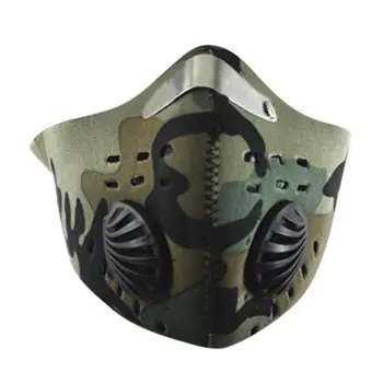 

Outdoor Men Cycling Face Masks Half Face Mask Anti-Dust Outdoor Sports Bicycle Mask Carbon Protective Filter Air Pollutant