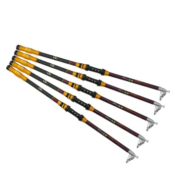 

3.0M Portable Telescopic Fishing Rod Glass Fiber Fishing Pole Travel Sea Fishing Spinning Rod