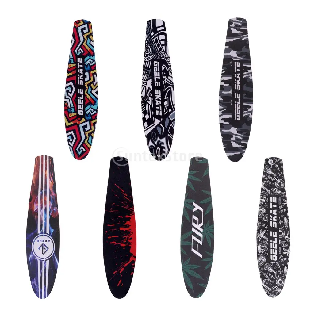 25''x5'' Skateboard Longboard Griptape Grip Tape Sheet for 22inch Fish Board Deck Protection Gear