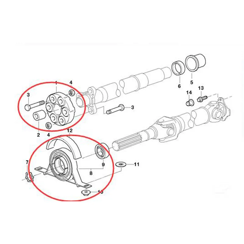 Central de Drivesadapt Conjunto de Disco Flexível para Bmw Kit de Suporte Eustein Séries E46 E85 Guibo 26127501257 - 26117511454 3 3 Cheap Engrenagem