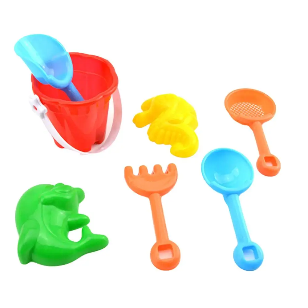 

7Pcs Mini Kids Beach Sand Kit Shovel Rake Bucket Molds Garden Sandpit Play Toy