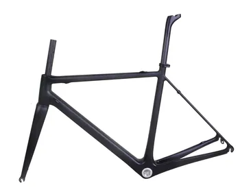 

Carbon material road frameset 700c wheels white frame