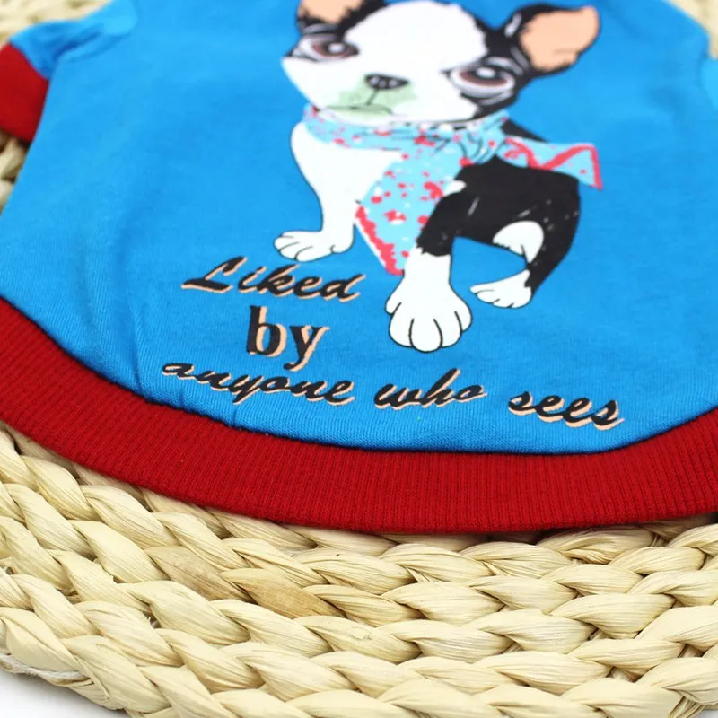 Жилет для собак летняя одежда футболка для маленьких собак хлопковая спортивная одежда костюм для щенков и кошек повседневные жилеты для маленьких домашних животных