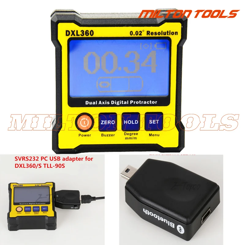 SVRS232 USB PC Adapter for TLL90 DXL360//S//C Inclinometer