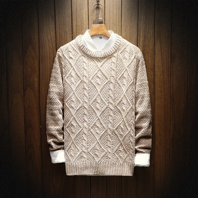 new 2017 round collar font b men s b font font b sweaters b font with