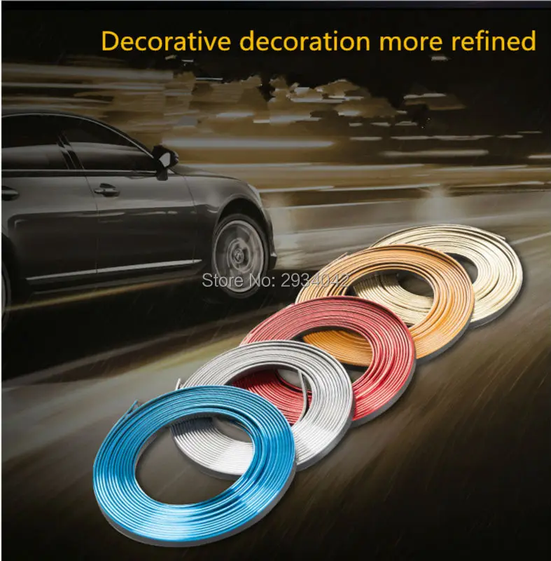 4 цвета декоративная вставка для автомобильного стайлинга полоса наклейка Hyundai