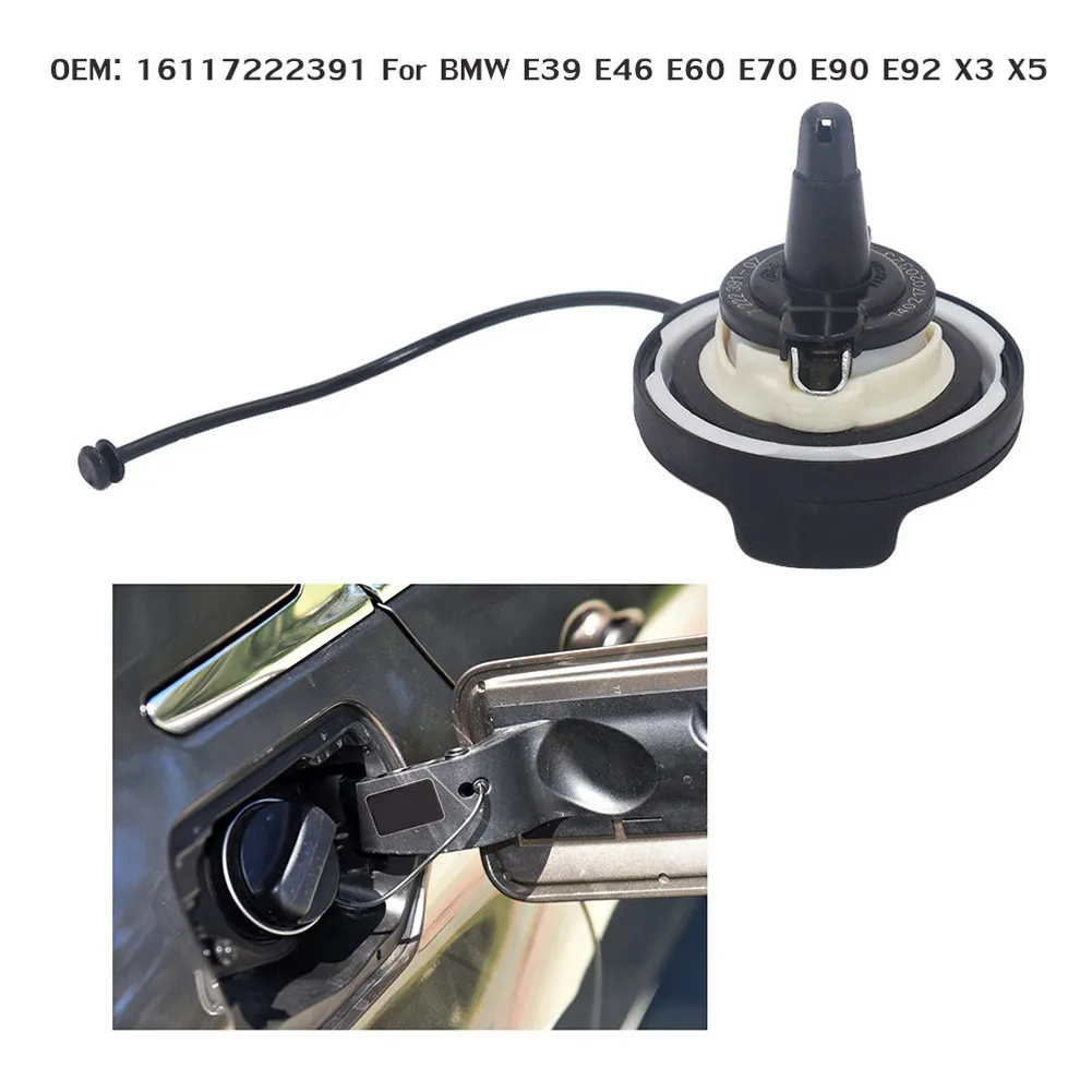 

Mini Fuel Gas Tank Filler Cap 16117222391 for BMW E36 E39 E46 E60 E90 E92 X3 X5 .Car Inner Tank Covers
