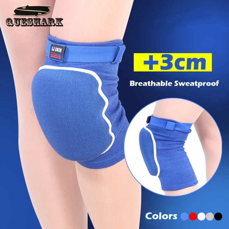 

1Pcs 3cm Sponge Volleyball Dance Kneepad Football Sport Knee Pads Knee Brace Support Tape Running Cycling Knee Protection
