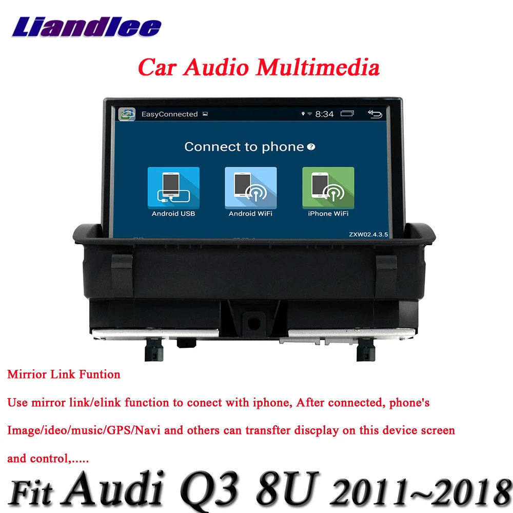 Discount Liandlee Car Android System For Audi Q3 8U 2011~2018 With AUX Radio TV BT CD DVD Player GPS Navi Navigation BT Screen Multimedia 2