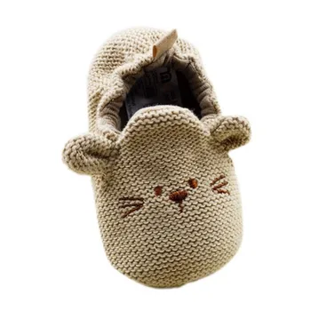 

Infant Toddler Kids Shoes Baby Knit Soft Crib Shoes born Boy Girl Cartoon Shoes