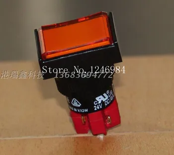 

[SA]D16LAT1-1AB Taiwan Progressive Alliance interlocking rectangular orange single way normally open and normally closed push bu