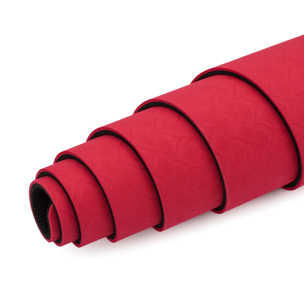 POVIT 6MM TPE Yoga Mat 183*61cm Non-slip Smelless Sports Mats For Dance Crossfit Fitness Gym Training Yoga Pilates Exercise