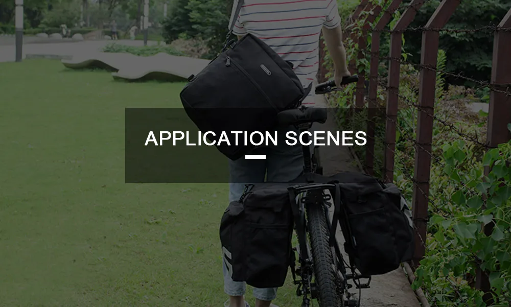 Best Roswheel Bike Carrier Bag Bicycle Panniers Bike 37L Durable Waterproof 3 In 1 Bicycle Rear Pannier Bike Bag 10