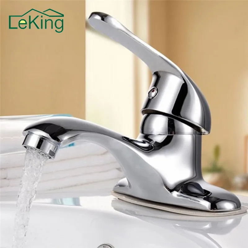 

LeKing Bathroom Basin Sinks Mixer Faucet Cold And Hot Water Tap Kitchen Water Saving Faucets torneira Home Hardware Accessories