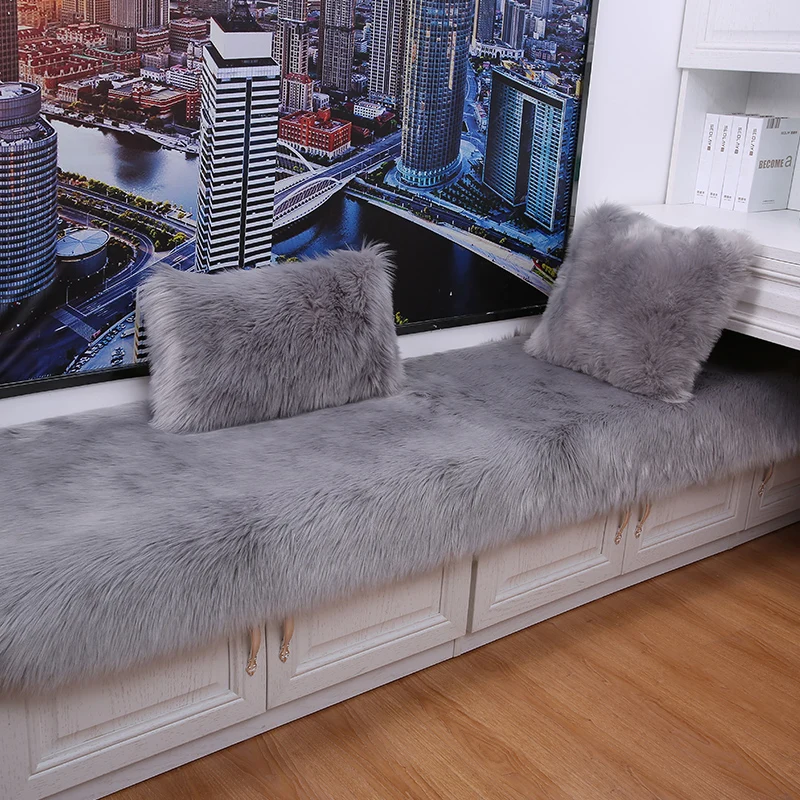

Imitation wool plush window mats cushion window mat kitchen Bedroom kids carpet rugs for living room shaggy big carpet DT-56