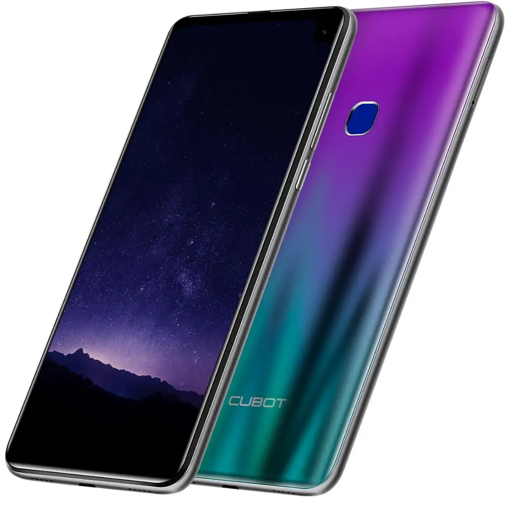Смартфон Cubot Max 2 6 8 дюйма Android 9 0 19:9 MT6762 восемь ядер 5000 мАч 4 Гб + 64 ГБ задняя камера 6P