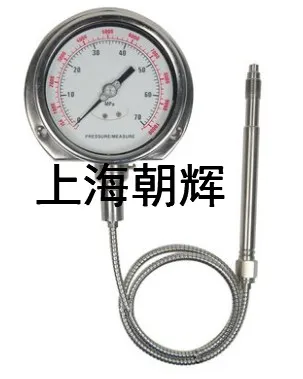 

High temperature melt diaphragm pressure gauge, Shanghai Zhaohui pressure sensor, PT124Y-614-50MPa.