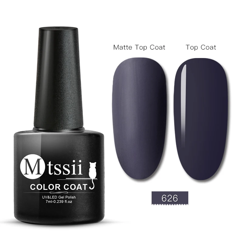 Mtssii 7 мл матовый лак для ногтей эффект ногтей цветной лак для ногтей маникюрный нужен Матовый верхний лак для ногтей лак - Цвет: BW2330