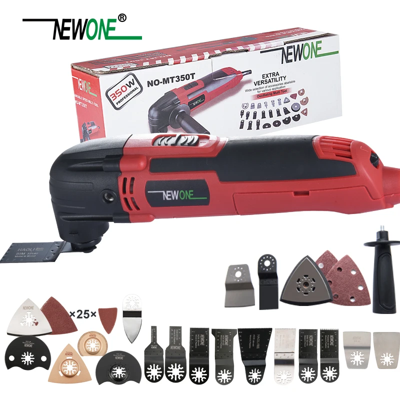 Beste NEWONE multifunctionele Power Tool Elektrische Trimmer Vernieuwer zag 300 w cutter Oscillerende Tool met handvat, DIY home improvement