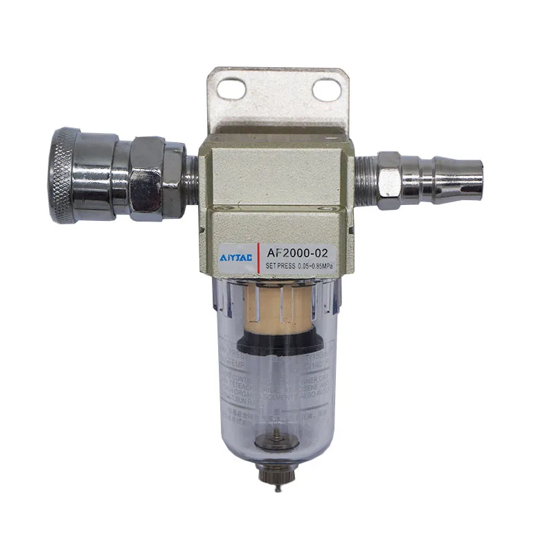 1/4" AF2000 02 Compressed Air Compressor In Line Moisture Water Filter