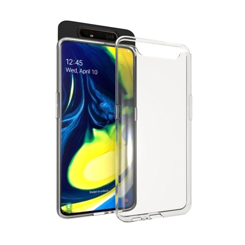 Мягкий силиконовый чехол для samsung Galaxy A80 A90 крышка ТПУ телефона защитный SM-A805F |