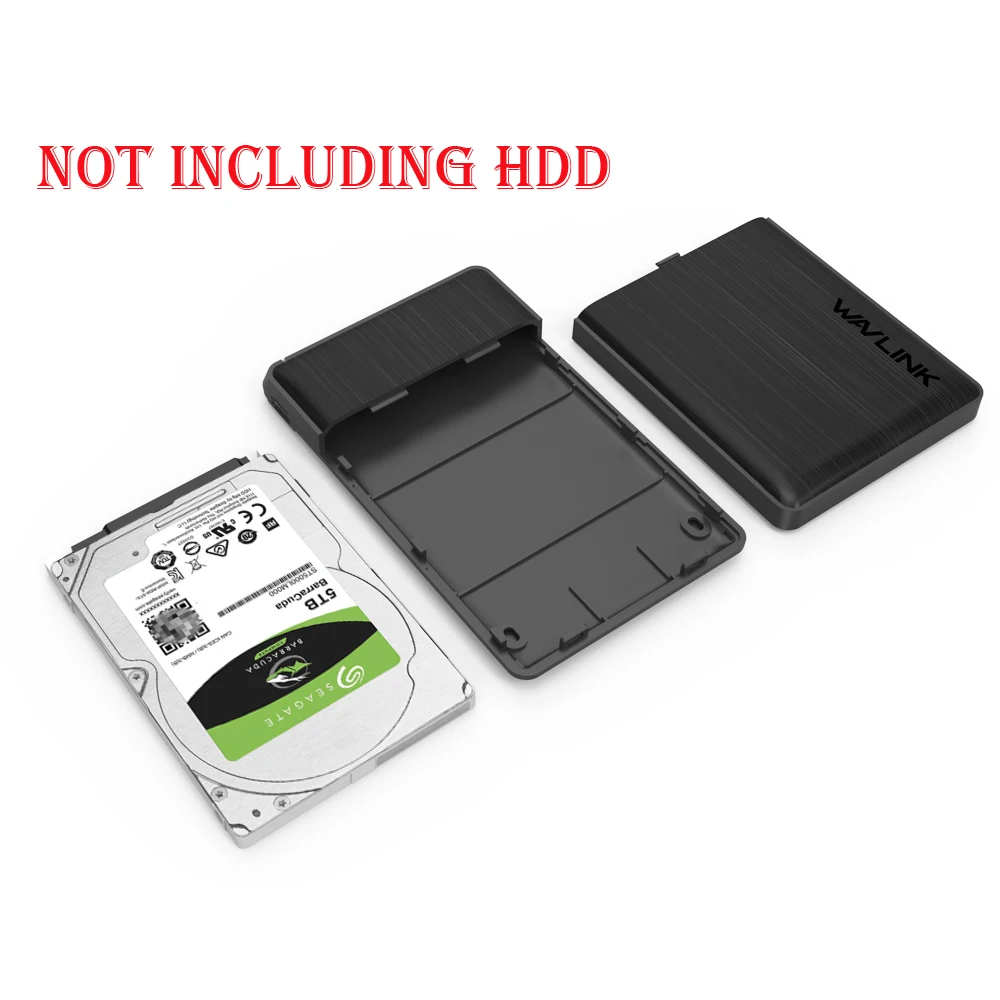 Корпус Wavlink HDD 2 5 дюйма SATA к USB 3 0 SSD адаптер без инструментов Внешний корпус
