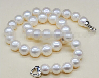 

Free shipping >>@ >812 woman's gift AAA White 8-9mm Akoya Genuine Pearl Necklace 17