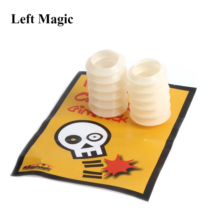 

"2 Pcs Comedy Clown Bone Cracker Magic Tricks Illusion Joke Prank Toy Halloween Close-Up Street Magic Prop Magician Fun Sound