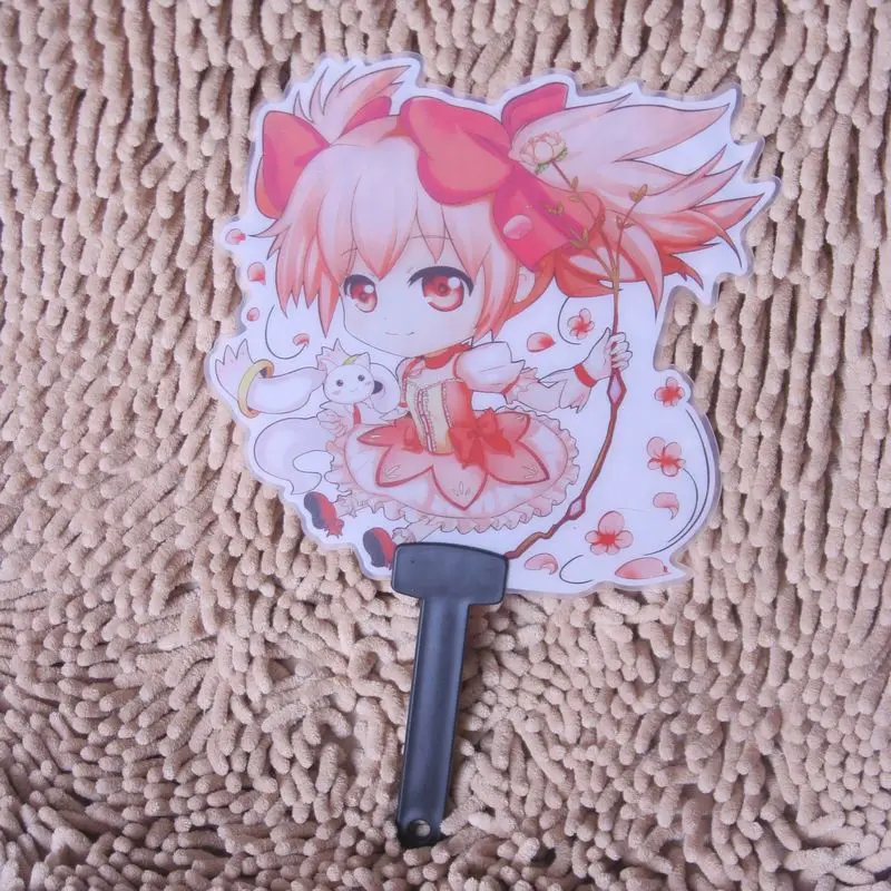 

New Japanese Anime Cartoon Puella Magi Madoka Magica Cute Hand Fan Cool Fan No.7r8a5t5t2
