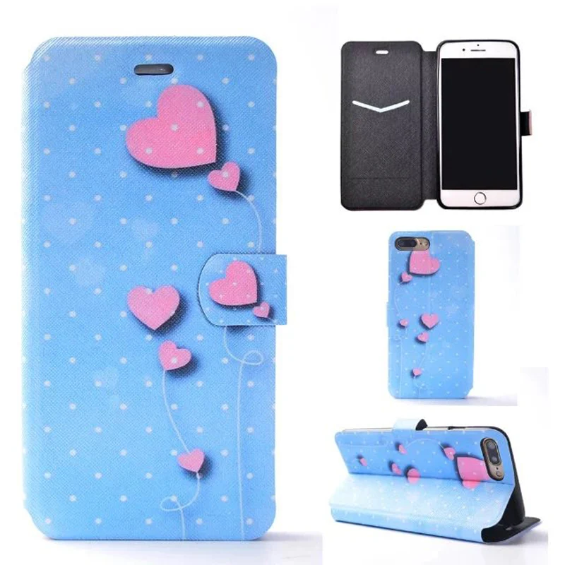 

dodomo Luxury Flip Case For iPhone 5 5s se 6 6s PU Leather Wallet Cover Case for Apple iPhone 7/8 7Plus